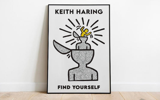 Keith Haring-Inspired Self-Discovery Art Print