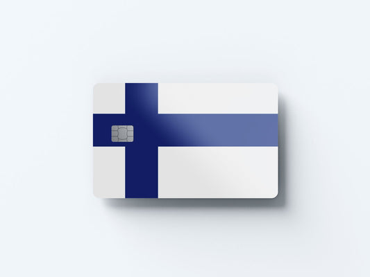 Watercolor finland design | credit card sticker | small chip | credit card skin for nursery and home wall decor.