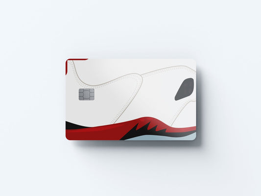 Watercolor fives fire design | credit card sticker | small chip | credit card skin for nursery and home wall decor.