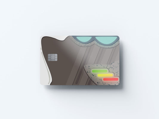 Watercolor fly future design | credit card sticker | small chip | credit card skin for nursery and home wall decor.