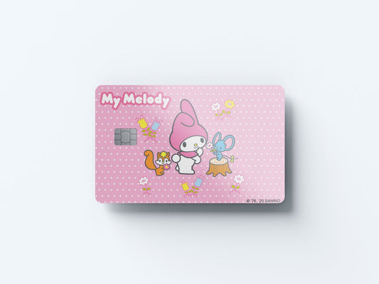 Watercolor for me design | credit card sticker | small chip | credit card skin for nursery and home wall decor.