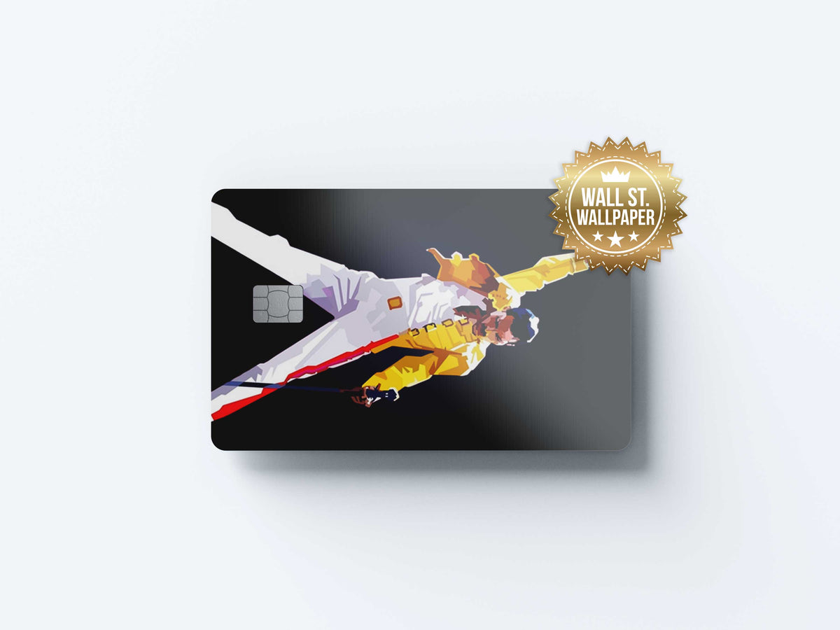 Freddie Mercury - Premium Vinyl Credit Card Skin Cover by Wonderwallsboutique