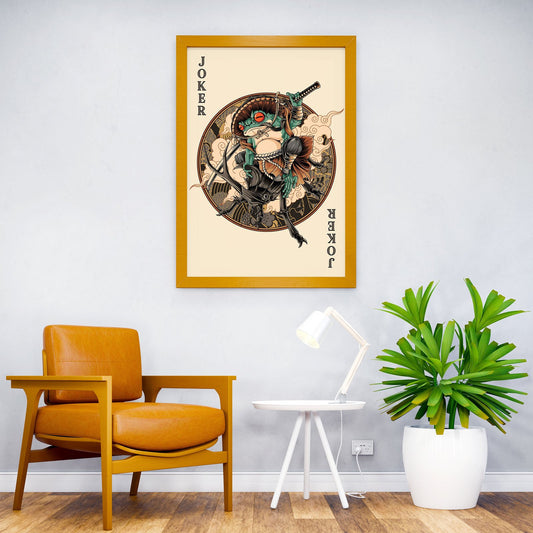 frog of joker card Asian Style Poster | Wall Art for Home & Office | High-Quality Print - High-Quality Visual Display