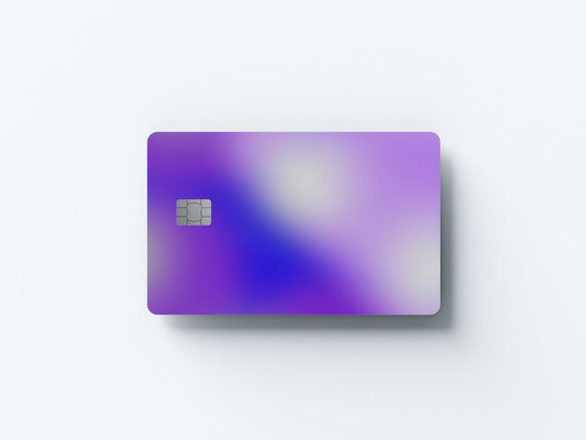 Watercolor galactic halo design | credit card sticker | small chip | credit card skin for nursery and home wall decor.