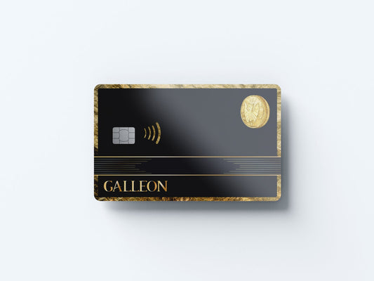 Watercolor galleon design | credit card sticker | small chip | credit card skin for nursery and home wall decor.