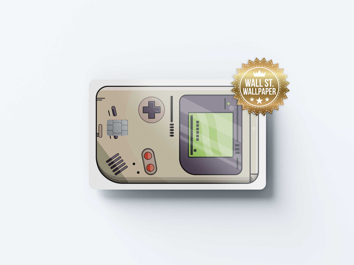 Gameboy - Premium Vinyl Credit Card Skin Cover by Wonderwallsboutique