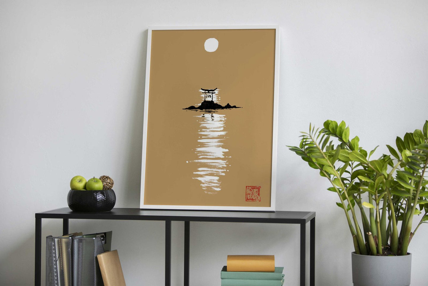 gate at the sea Asian Style Poster | Wall Art for Home & Office | High-Quality Print