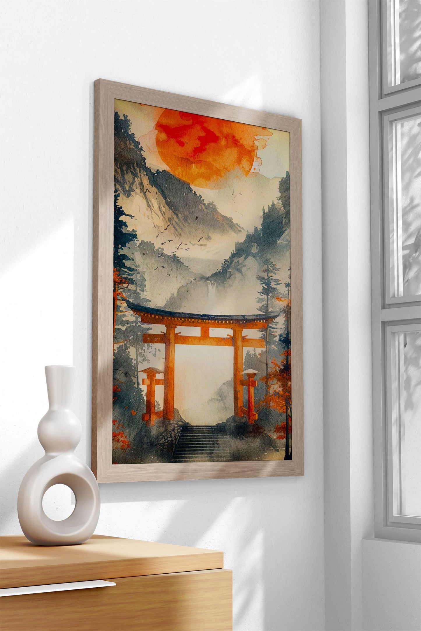 gate japanese landscape Asian Style Poster | Wall Art for Home & Office | High-Quality Print - High-Quality Visual Display