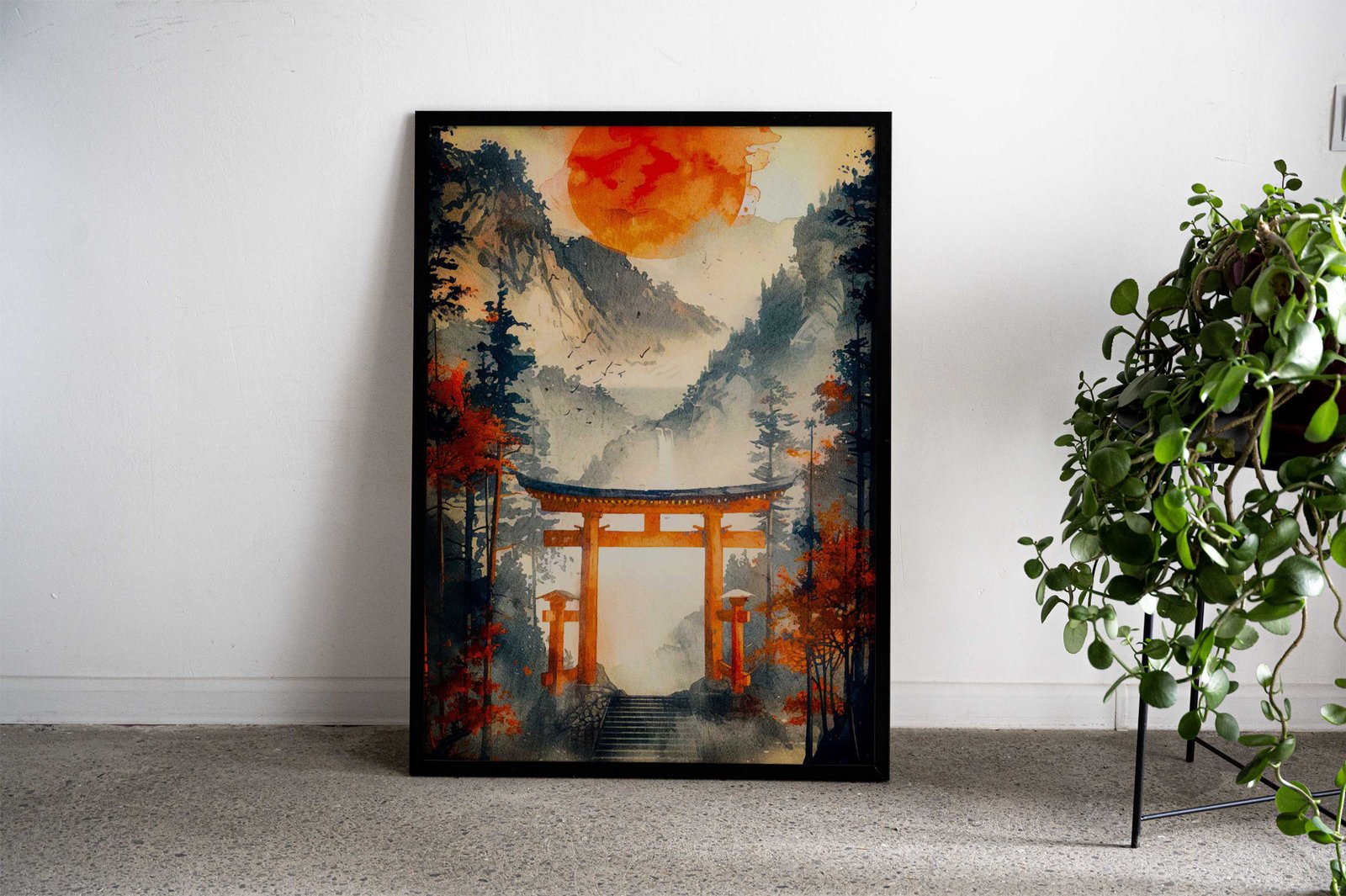 gate japanese landscape Asian Style Poster | Wall Art for Home & Office | High-Quality Print - High-Quality Visual Display