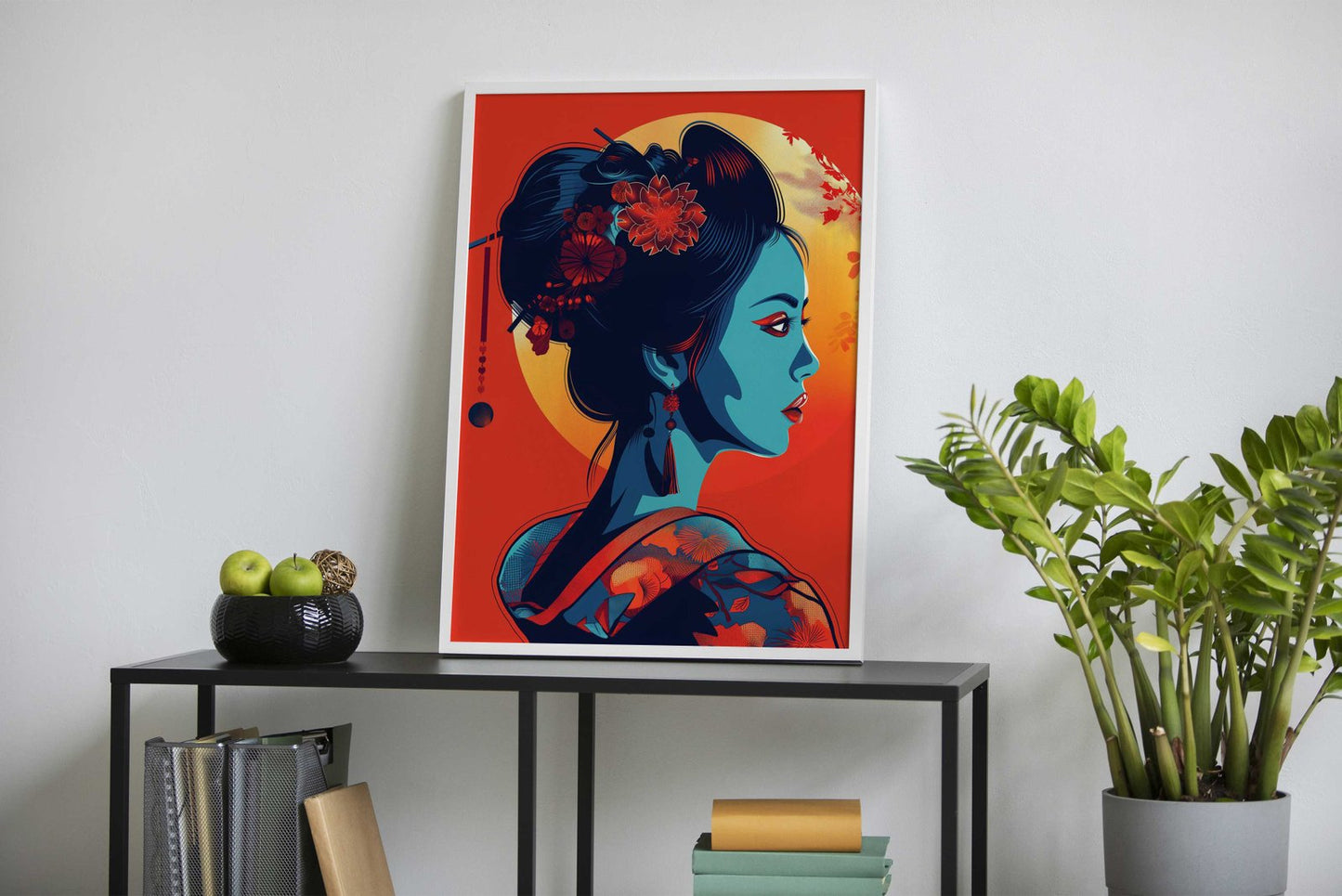 geisha japanese poster Asian Style Poster | Wall Art for Home & Office | High-Quality Print