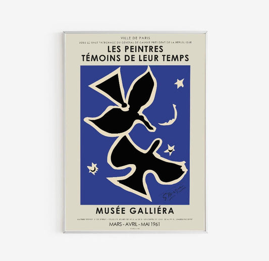 Vintage Print of Black Bird by Georges Braque