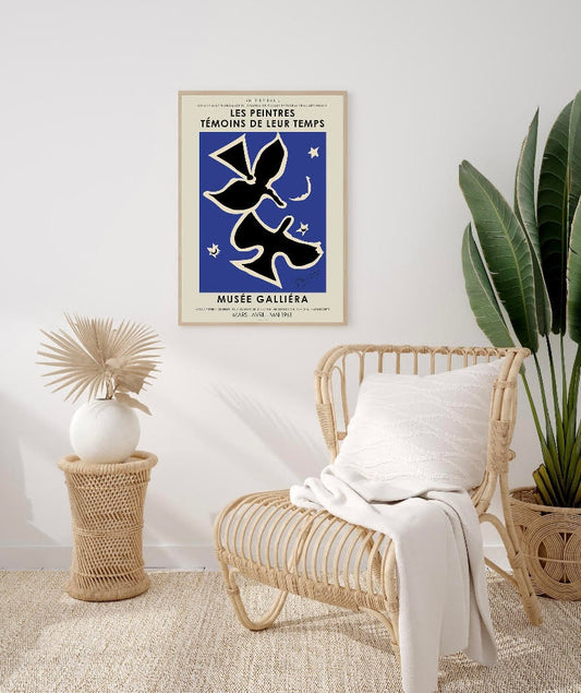 Vintage Print of Black Bird by Georges Braque