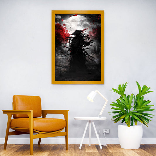 ghost samurai assassin Asian Style Poster | Wall Art for Home & Office | High-Quality Print - High-Quality Visual Display