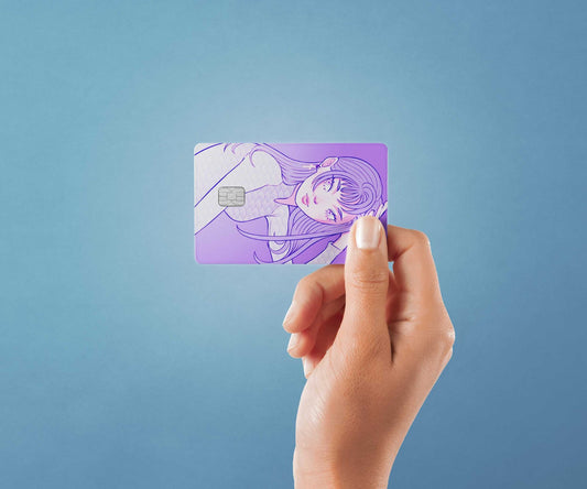 Watercolor glow design | credit card sticker | small chip | credit card skin for nursery and home wall decor.