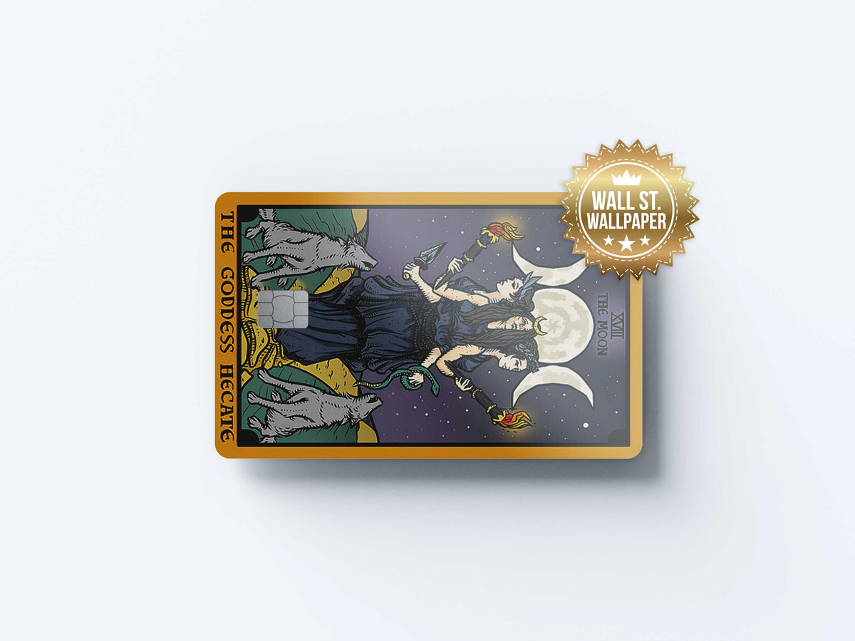 Goddess Hecate - Premium Vinyl Credit Card Skin Cover by Wonderwallsboutique