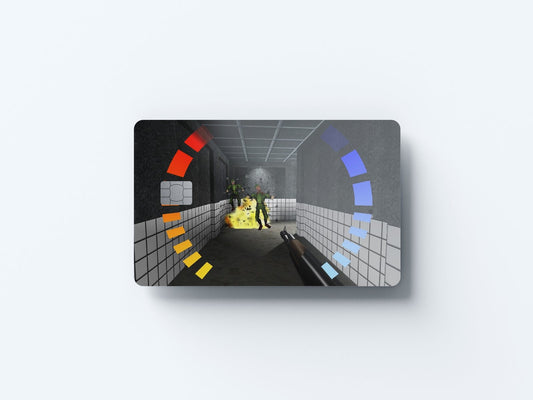 Watercolor goldeneye design | credit card sticker | small chip | credit card skin for nursery and home wall decor.