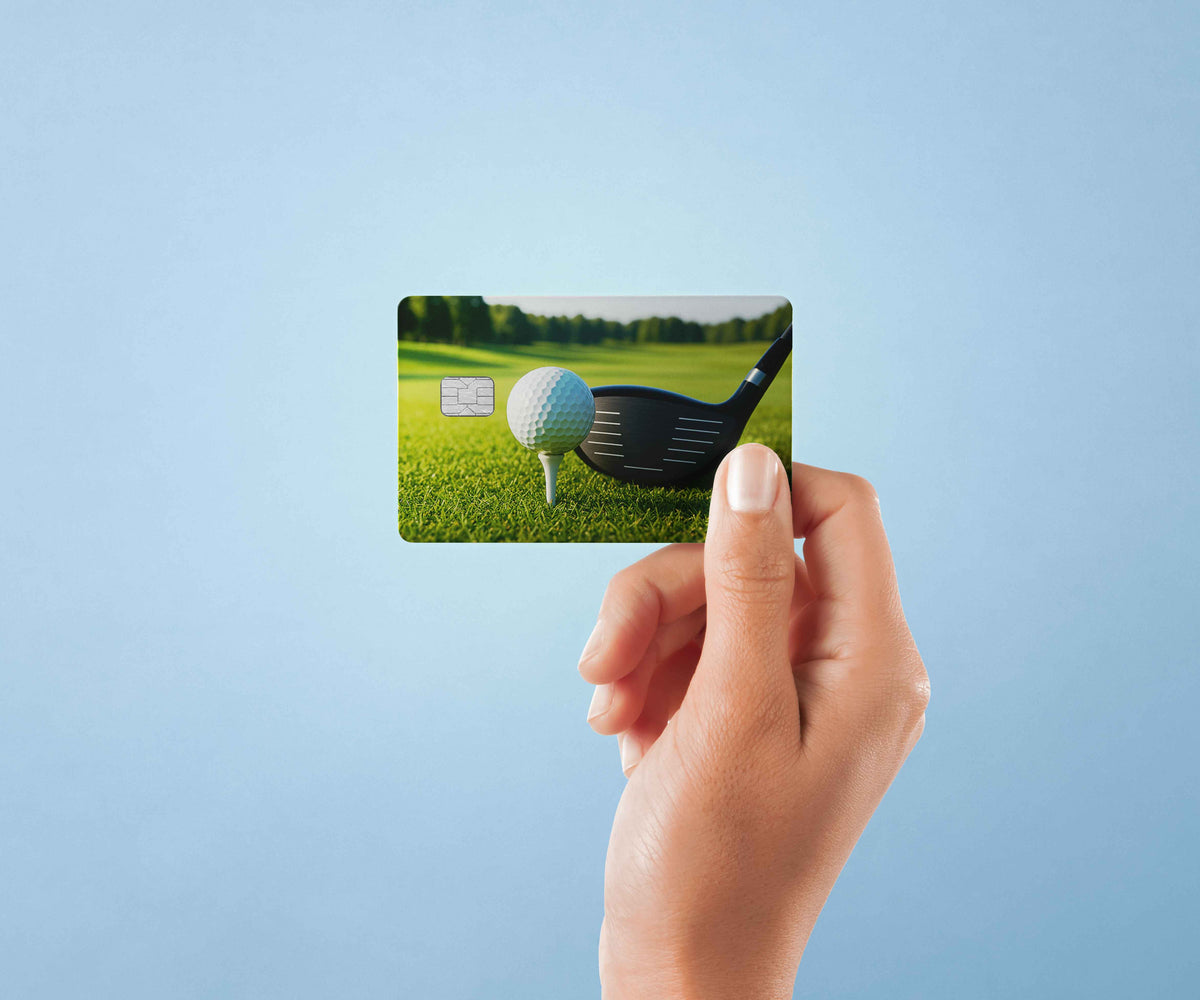 Golf - Premium Vinyl Credit Card Skin Cover by Wonderwallsboutique