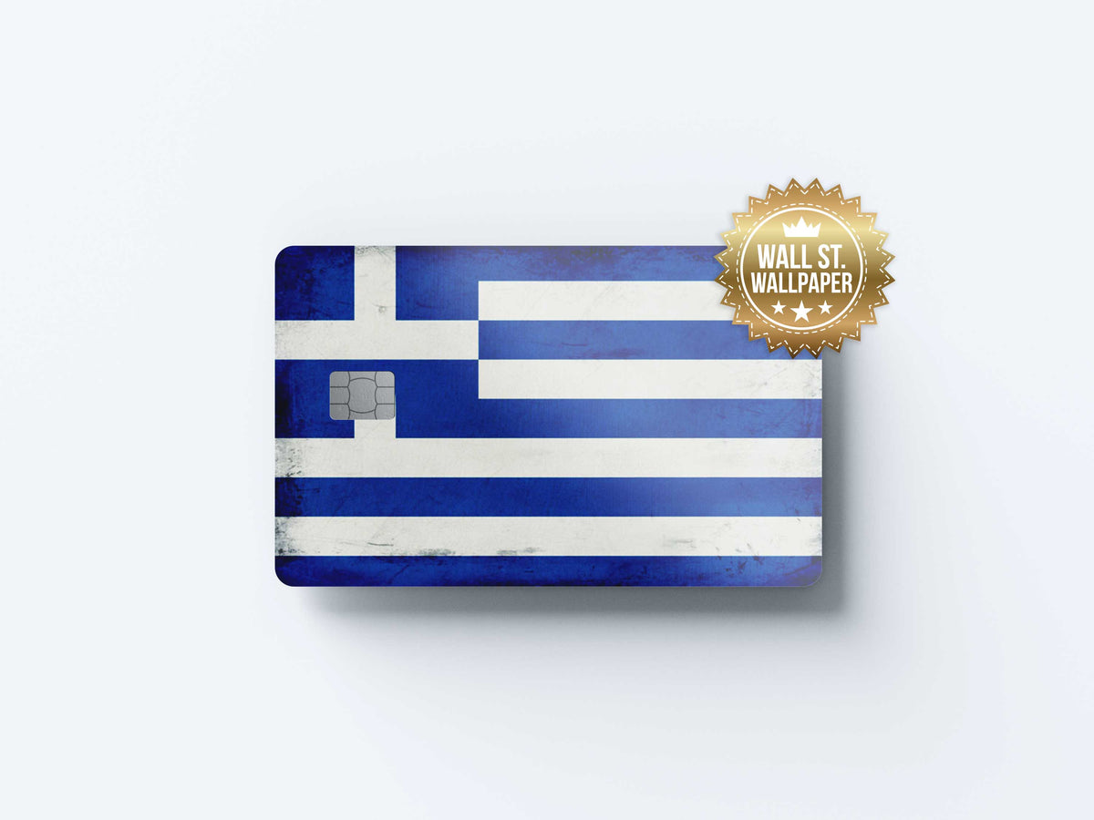 Greece - Premium Vinyl Credit Card Skin Cover by Wonderwallsboutique