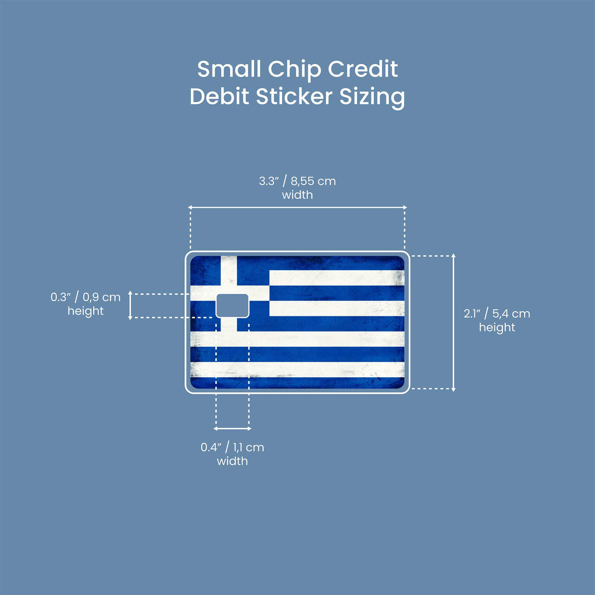 Greece - Premium Vinyl Credit Card Skin Cover by Wonderwallsboutique