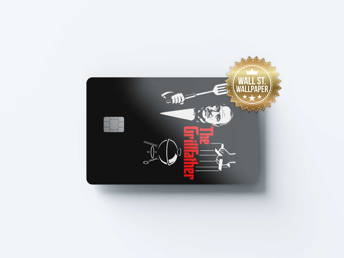 Grillfather - Premium Vinyl Credit Card Skin Cover by Wonderwallsboutique