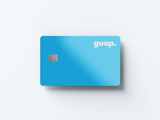 Watercolor guap design | credit card sticker | small chip | credit card skin for nursery and home wall decor.