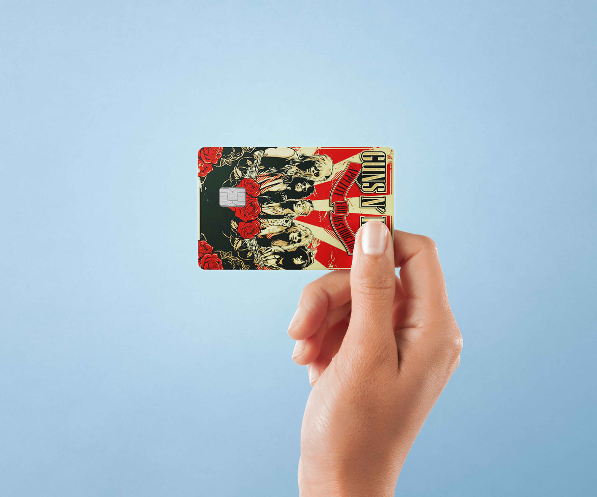 Guns N Roses - Premium Vinyl Credit Card Skin Cover by Wonderwallsboutique