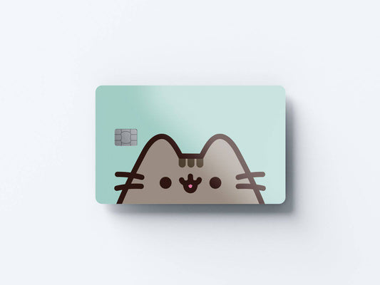 Watercolor happy design | credit card sticker | small chip | credit card skin for nursery and home wall decor.