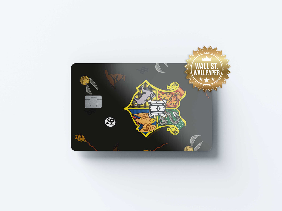 Harry Potter Hogwarts - Premium Vinyl Credit Card Skin Cover by Wonderwallsboutique