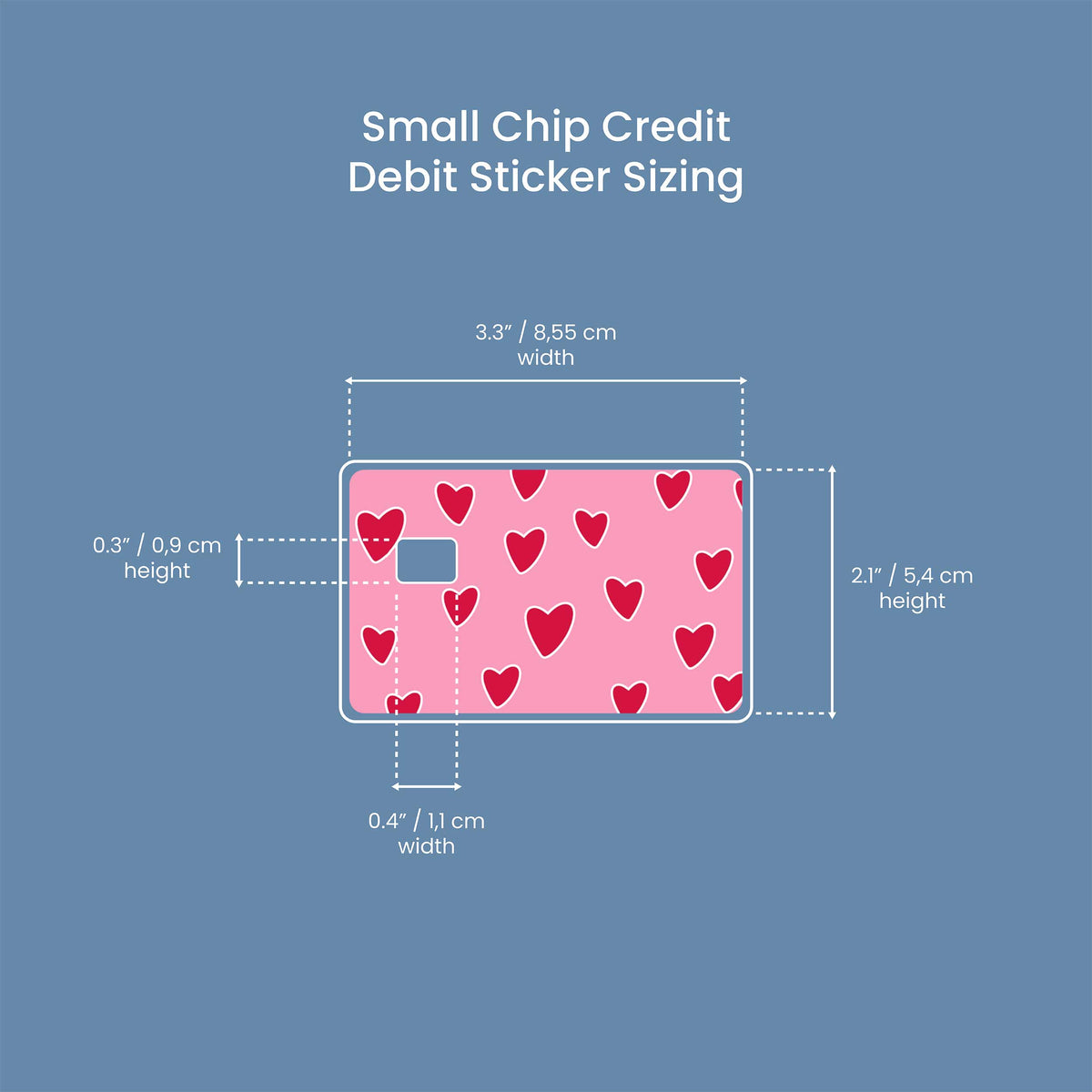 Hearths Pink - Premium Vinyl Credit Card Skin Cover by Wonderwallsboutique