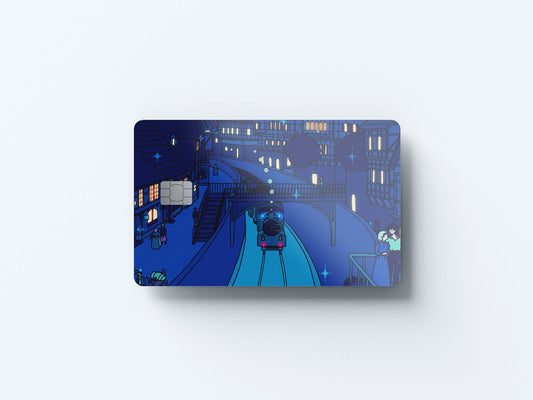Watercolor howl’s sophie design | credit card sticker | small chip | credit card skin for nursery and home wall decor.