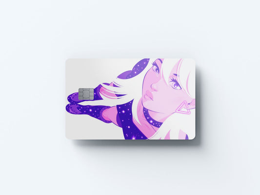 Watercolor huh design | credit card sticker | small chip | credit card skin for nursery and home wall decor.