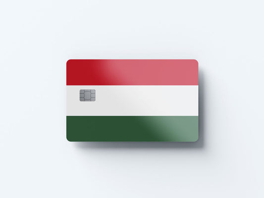 Watercolor hungary design | credit card sticker | small chip | credit card skin for nursery and home wall decor.