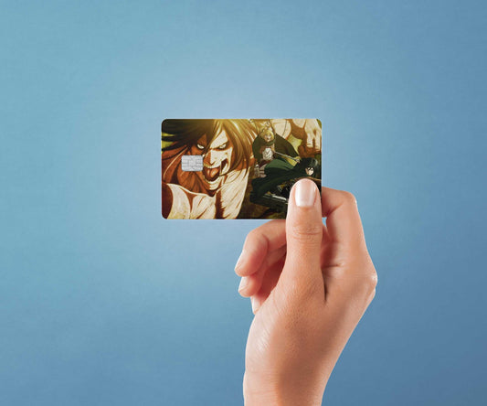 Watercolor hunters design | credit card sticker | small chip | credit card skin for nursery and home wall decor.