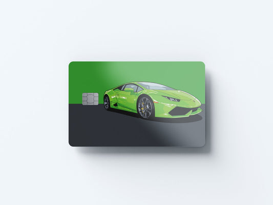 Watercolor huracan design | credit card sticker | small chip | credit card skin for nursery and home wall decor.