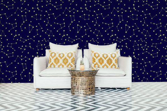 Constellation Night Sky | Removable Wallpaper | Self-adhesive | Temporary wallpaper #41