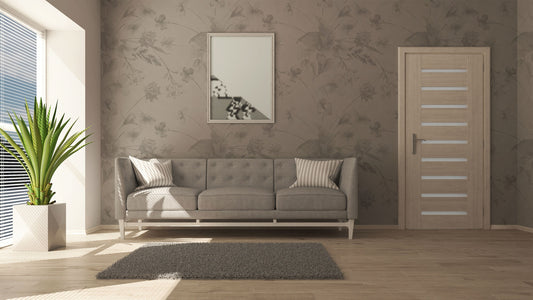Watercolor pale flowers | removable wallpaper | self-adhesive | temporary wallpaper #167 for nursery and home wall decor.