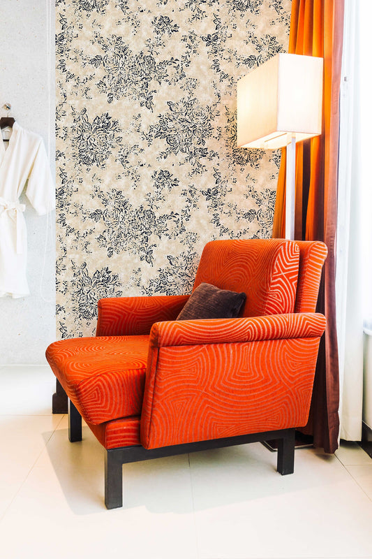 Old Style Floral | Removable Wallpaper | Self-adhesive | Temporary wallpaper #26