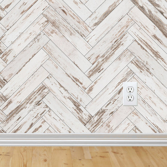 Herringbone Wallpaper Peel and Stick Wallpaper  Removable for Interior Design  Herringbone Wood  Removable Wallpaper  Rustic  Modern Amazing