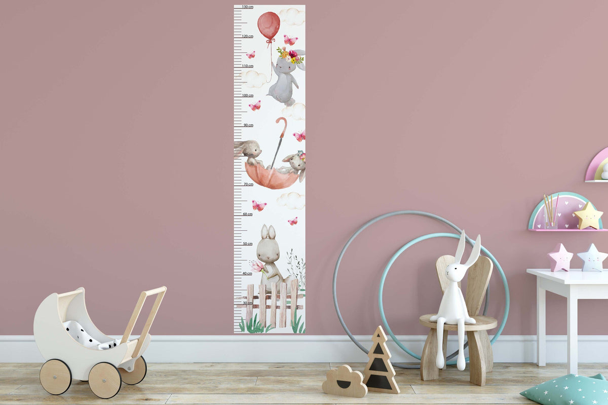 Bunny Wall Stickers, Girls Wall Nursery Decals - Unique Wall Decal by Wonderwallsboutique