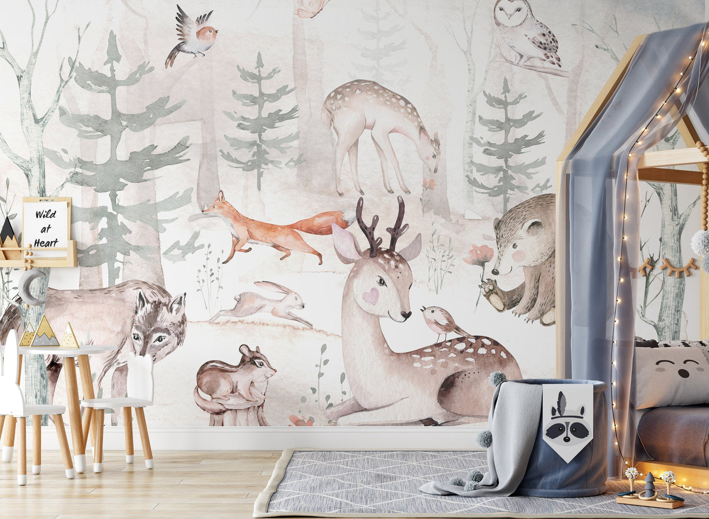 Scandinavian Forest Mural Wallpaper