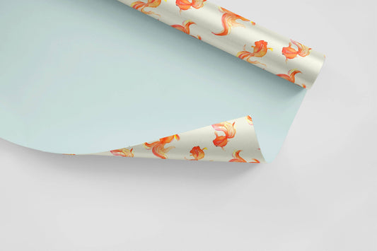 Orange Fish    | Orange Fish   Removable Wallpaper | Peel and Stick |  #78AC