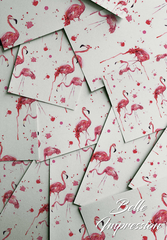 Painted Flamingo | Removable Wallpaper | Pattern #270