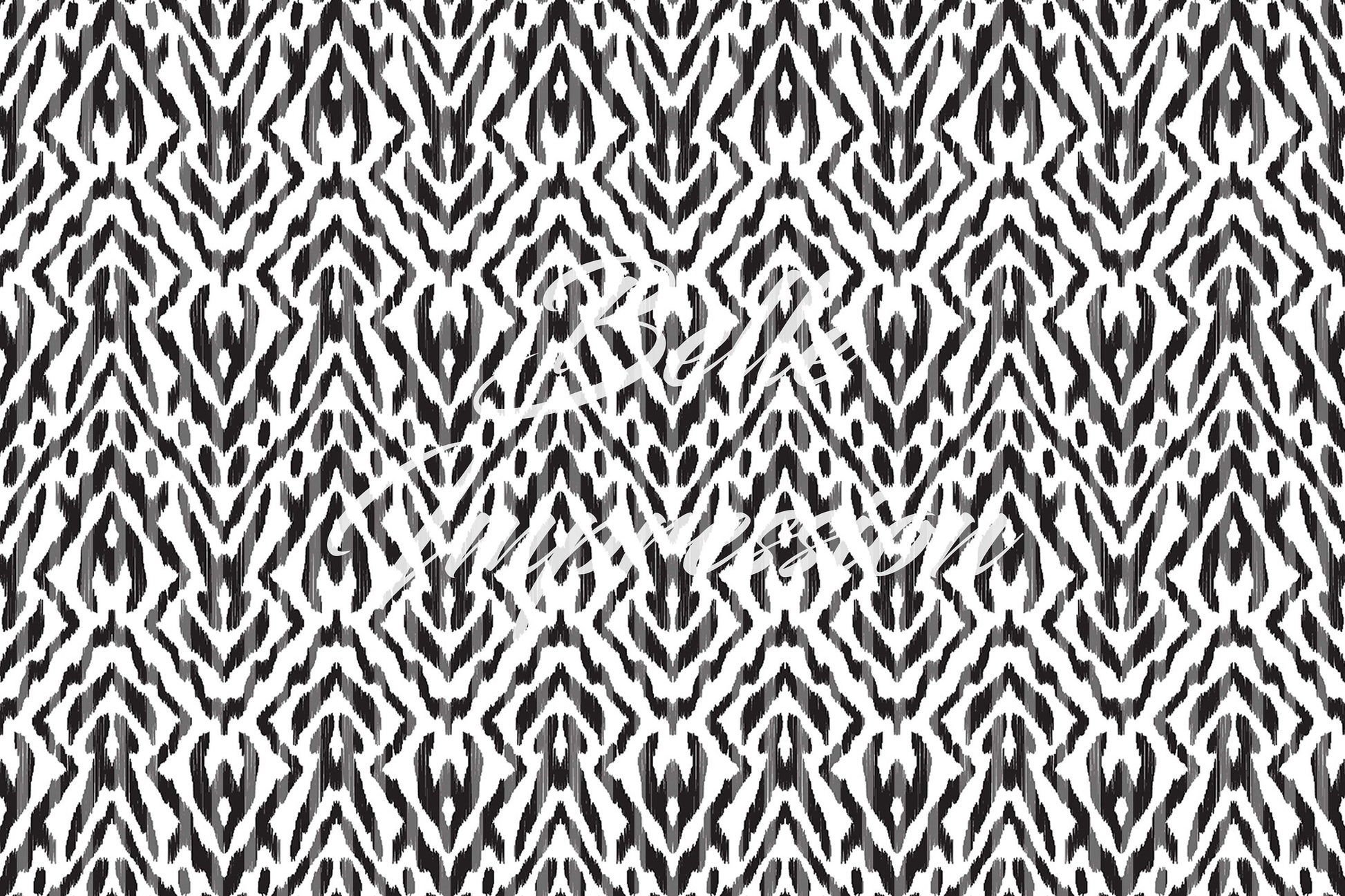 Black And White Shapes - High Quality Wallpaper by Wonderwallsboutique