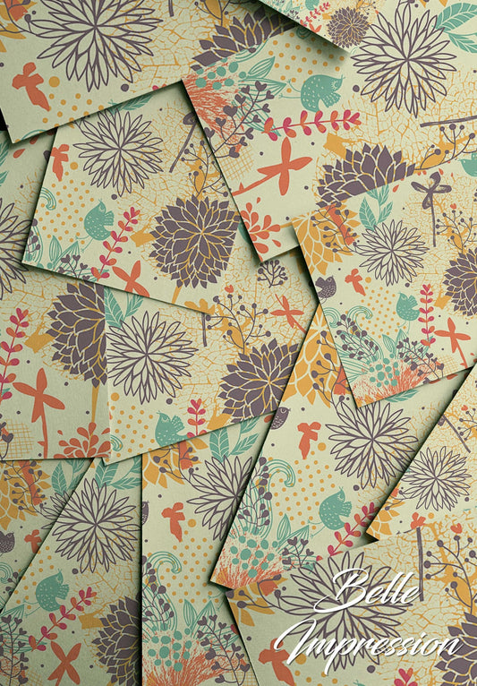 Crazy Autumn | Removable Wallpaper | Pattern #177