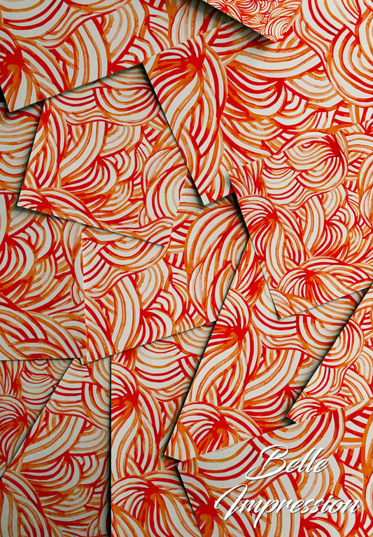 Watercolor Fire | Removable Wallpaper | Pattern #330