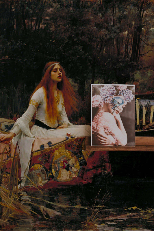 The Lady Of Shalott , Removable Wallpaper, Wall mural, Temporary Mural,  Self adhesive,  #182