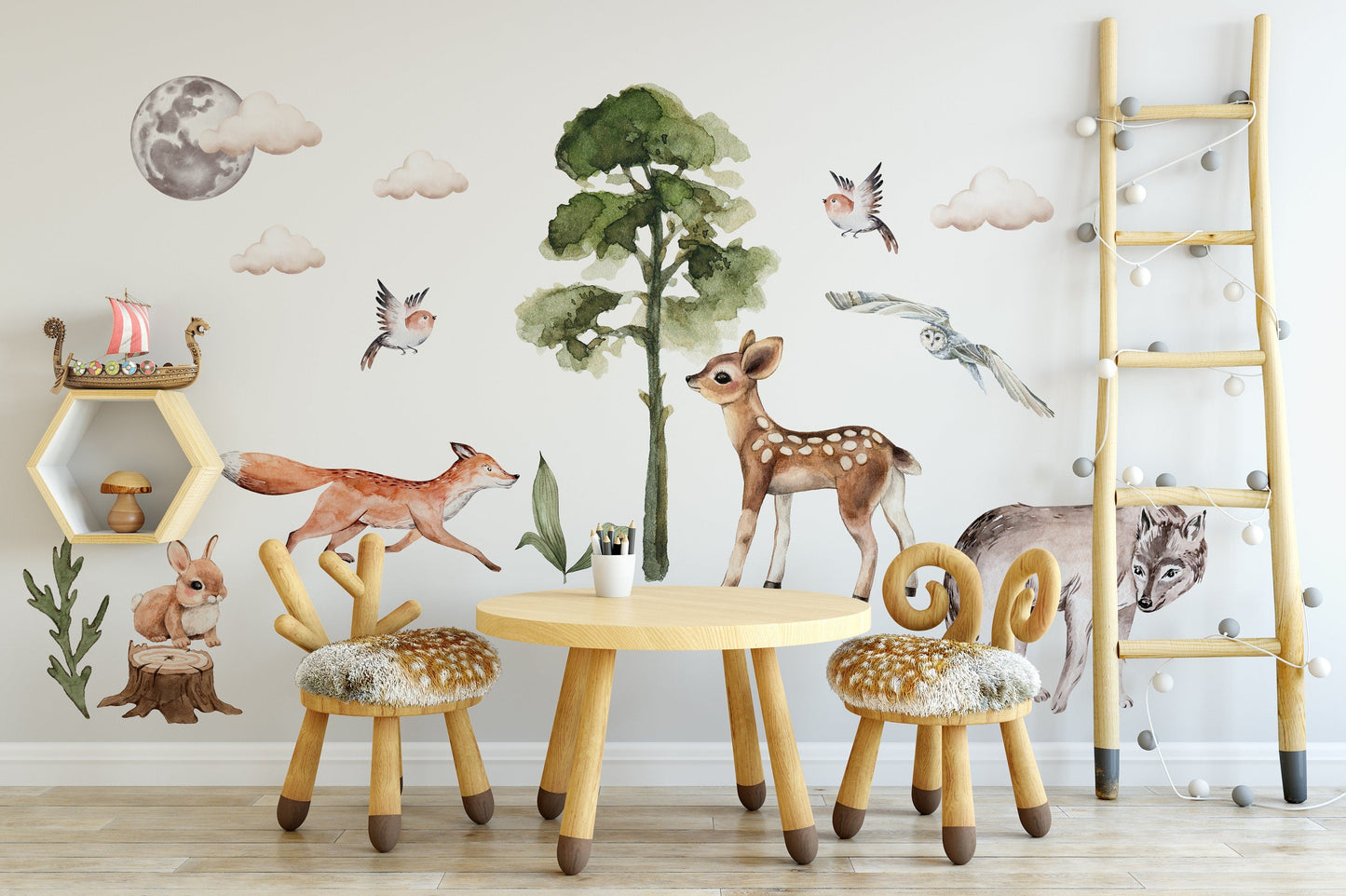 XL Forest Wall Stickers