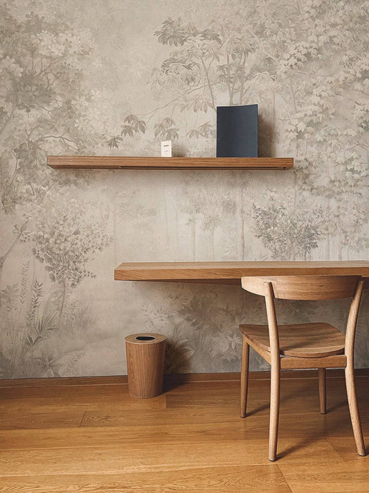 Brown Tropical Tree Wallpaper, Wall Mural, Peel and Stick, Self Adhesive, Wall Covering by Bella Stampa Studio