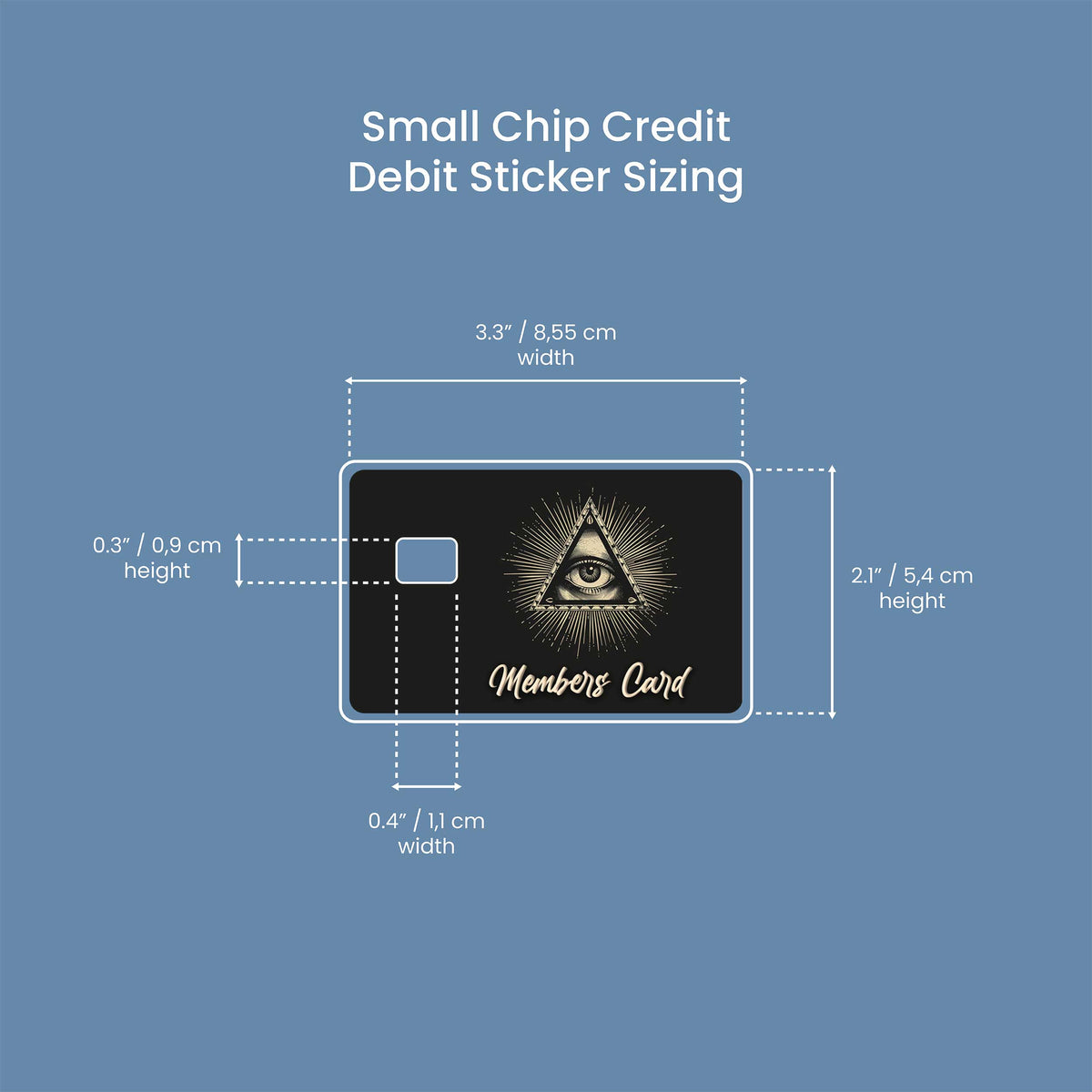 Illuminati Members - Premium Vinyl Credit Card Skin Cover by Wonderwallsboutique
