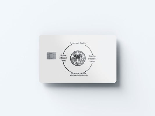 Watercolor inflation design | credit card sticker | small chip | credit card skin for nursery and home wall decor.